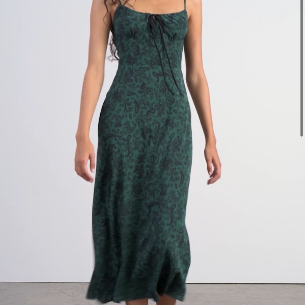 Realisation Par Green and Black Dress - Picture 3 of 8